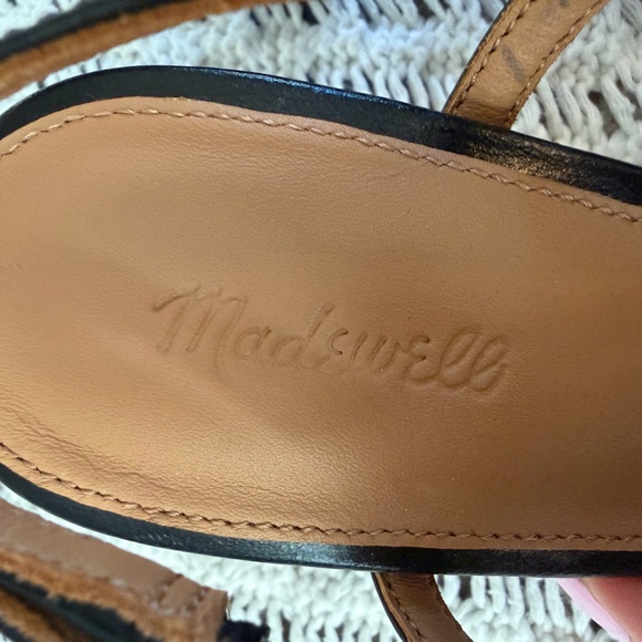 NWOT MADEWELL The Debbie Slingback Classic Black Pointed Toe Pump Heel Women 6.5 - Picture 6 of 10